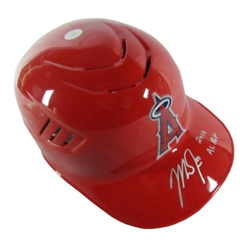 2012 Mike Trout  Signed and Inscribed Rookie of the Year Angels Batting Helmet